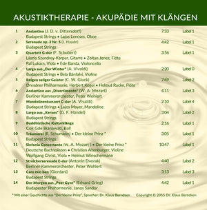 Acoustic therapy - stimulation for the brain and organism