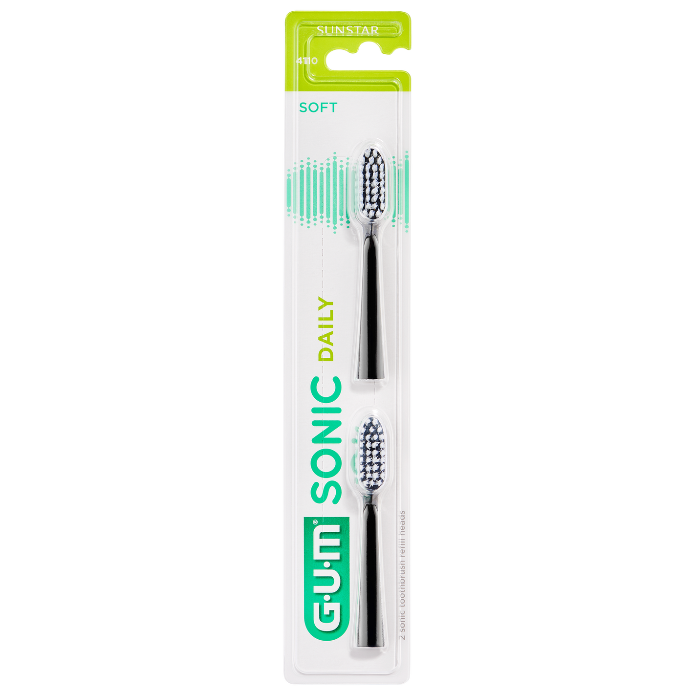 GUM SONIC Daily replacement brushes 2 pcs.