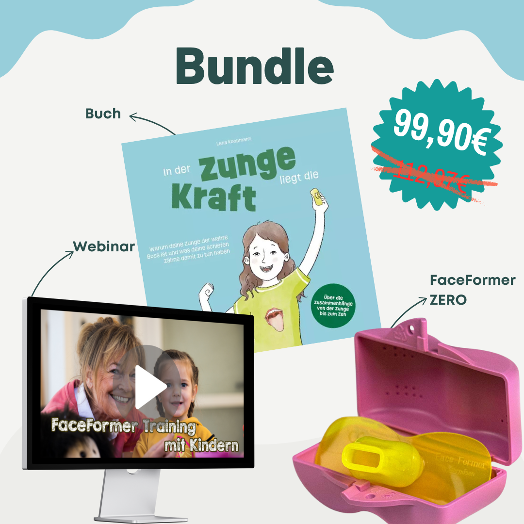 Premium Kinder-Bundle: FaceFormer ZERO + Buch + Webinar-Aufzeichnung