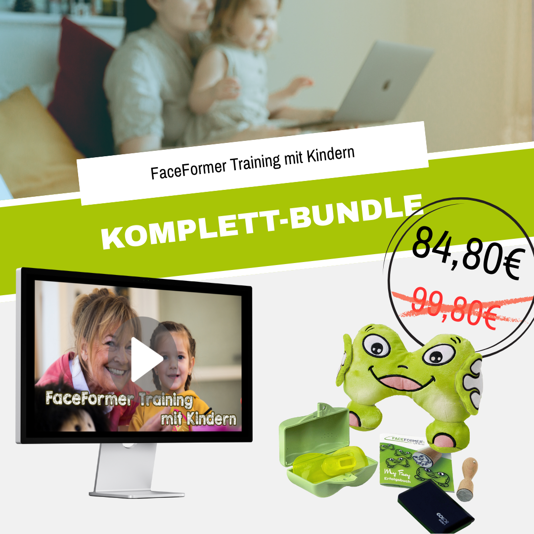 FaceFormer Kinder Set + Faceformer-Training für Kinder: Webinar-Aufzeichnung mit praktischen Übungsmodulen