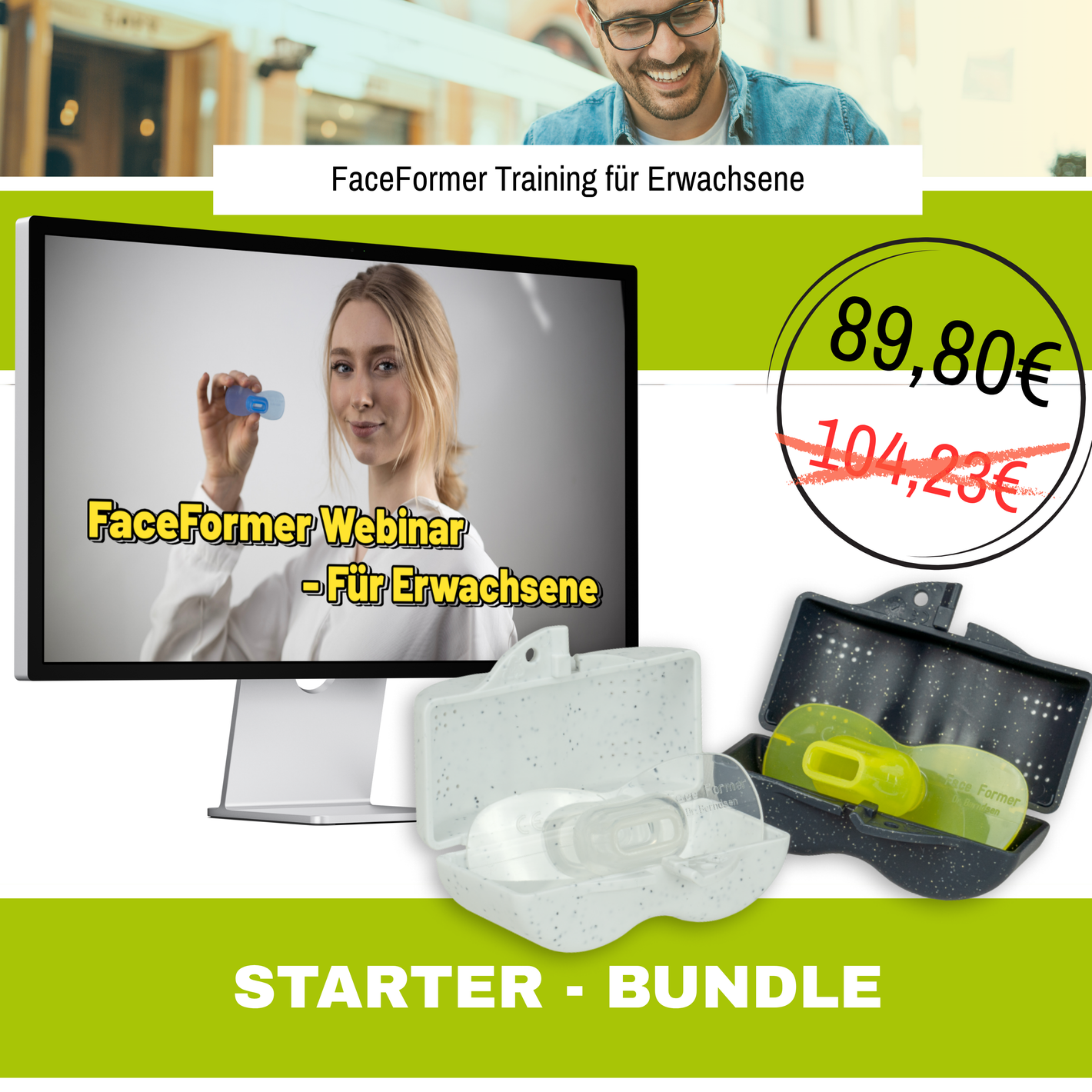 FaceFormer® Starter-Bundle: Online-Kurs + ZERO & ONE Therapie-Set